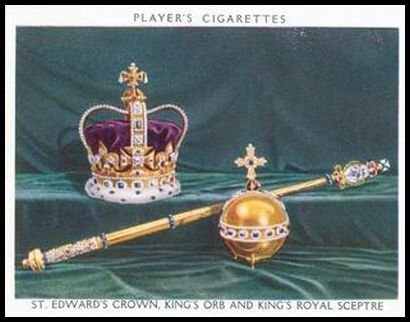 22 St. Edward's Crown, King's Orb and King's Royal Sceptre